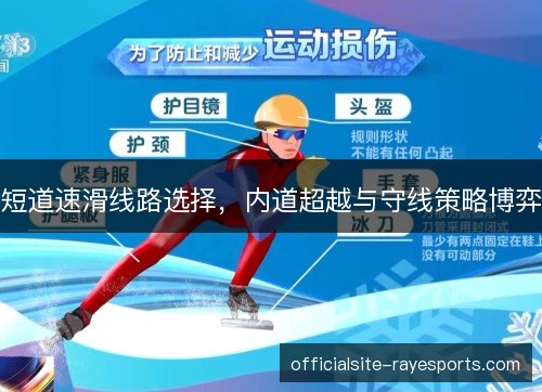 短道速滑线路选择，内道超越与守线策略博弈